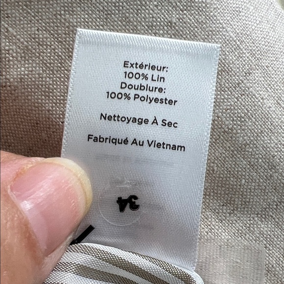 Talbots Blazer Women Size 8 Cream - Picture 6 of 7